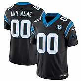 Men's Carolina Panthers Active Player Custom Black 2024 30th Anniversary Patch F.U.S.E. Vapor Limited Stitched Football Jersey,baseball caps,new era cap wholesale,wholesale hats