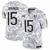 Men's Chicago Bears #15 Rome Odunze 2024 F.U.S.E Arctic Camo Salute To Service Limited Stitched Football Jersey Dzhi,baseball caps,new era cap wholesale,wholesale hats