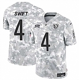 Men's Chicago Bears #4 D'Andre Swift 2024 F.U.S.E Arctic Camo Salute To Service Limited Stitched Football Jersey Dzhi,baseball caps,new era cap wholesale,wholesale hats