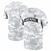 Men's Chicago Bears 2024 Arctic Camo Salute To Service Performance T-Shirt,baseball caps,new era cap wholesale,wholesale hats