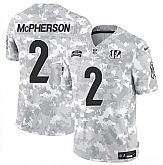 Men's Cincinnati Bengals #2 Evan McPherson 2024 F.U.S.E Arctic Camo Salute To Service Limited Stitched Football Jersey Dzhi,baseball caps,new era cap wholesale,wholesale hats