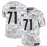 Men's Cincinnati Bengals #71 Amarius Mims 2024 F.U.S.E Arctic Camo Salute To Service Limited Stitched Football Jersey Dzhi,baseball caps,new era cap wholesale,wholesale hats