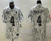 Men's Dallas Cowboys #4 Dak Prescott Arctic Camo 2024 FUSE Salute to Service Limited Stitched Jersey Dzhi,baseball caps,new era cap wholesale,wholesale hats