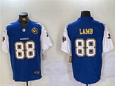 Men's Dallas Cowboys #88 CeeDee Lamb 2024 F.U.S.E. Navy Gold With Texas & John Madden Patch Football Stitched Jersey Dzhi,baseball caps,new era cap wholesale,wholesale hats