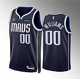 Men's Dallas Mavericks #00 Brandon Williams Navy Statement Edition Stitched Basketball Jersey Dzhi,baseball caps,new era cap wholesale,wholesale hats