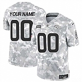 Men's Denver Broncos Active Player Custom 2024 F.U.S.E Arctic Camo Salute To Service Limited Stitched Football Jersey,baseball caps,new era cap wholesale,wholesale hats