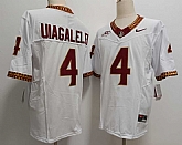 Men's Florida State Seminoles #4 DJ Uiagalelei White FUSE College Stitched Jersey,baseball caps,new era cap wholesale,wholesale hats