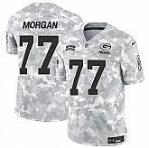 Men's Green Bay Packers #77 Jordan Morgan 2024 F.U.S.E Arctic Camo Salute To Service Limited Stitched Football Jersey Dzhi,baseball caps,new era cap wholesale,wholesale hats