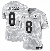 Men's Green Bay Packers #8 Josh Jacobs 2024 F.U.S.E Arctic Camo Salute To Service Limited Stitched Football Jersey Dzhi,baseball caps,new era cap wholesale,wholesale hats