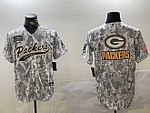 Men's Green Bay Packers Team Logo 2024 Arctic Camo Salute to Service Stitched Baseball Jerseys,baseball caps,new era cap wholesale,wholesale hats