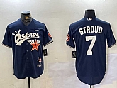 Men's Houston Astros #7 CJ Stroud Navy Cactus Jack Vapor Premier Stitched Baseball Jersey,baseball caps,new era cap wholesale,wholesale hats