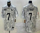 Men's Houston Texans #7 CJ Stroud 2024 FUSE Arctic Camo Salute to Service Limited Stitched Jersey Dzhi,baseball caps,new era cap wholesale,wholesale hats