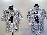 Men's Kansas City Chiefs #4 Rashee Rice Arctic Camo 2024 FUSE Salute to Service Limited Stitched Jersey Dzhi,baseball caps,new era cap wholesale,wholesale hats