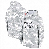 Men's Kansas City Chiefs 2024 Arctic Camo Salute To Service Club Fleece Pullover Hoodie,baseball caps,new era cap wholesale,wholesale hats