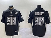 Men's Las Vegas Raiders #98 Maxx Crosby Black 65TH Patch Limited Fashion Vapor Jersey Dzhi,baseball caps,new era cap wholesale,wholesale hats