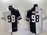 Men's Las Vegas Raiders #98 Maxx Crosby White Black Peaceful Coexisting Vapor Stitched Jersey Dzhi,baseball caps,new era cap wholesale,wholesale hats