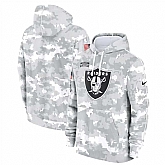 Men's Las Vegas Raiders 2024 Arctic Camo Salute To Service Club Fleece Pullover Hoodie,baseball caps,new era cap wholesale,wholesale hats