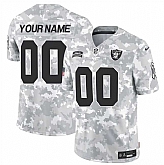 Men's Las Vegas Raiders Active Player Custom 2024 F.U.S.E Arctic Camo Salute To Service Limited Stitched Football Jersey,baseball caps,new era cap wholesale,wholesale hats