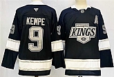 Men's Los Angeles Kings #9 Adrian Kempe Black 2024-25 Home With A Patch Stitched Hockey Jersey,baseball caps,new era cap wholesale,wholesale hats