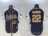 Men's New Orleans Saints #22 Rashid Shaheed Black White 1987 Legacy Cool Base Stitched Baseball Jerseys,baseball caps,new era cap wholesale,wholesale hats