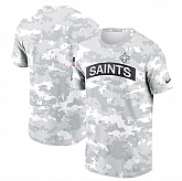 Men's New Orleans Saints 2024 Arctic Camo Salute To Service Performance T-Shirt,baseball caps,new era cap wholesale,wholesale hats