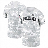 Men's New York Giants 2024 Arctic Camo Salute To Service Performance T-Shirt,baseball caps,new era cap wholesale,wholesale hats