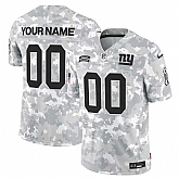 Men's New York Giants Active Player Custom 2024 F.U.S.E Arctic Camo Salute To Service Limited Stitched Football Jersey,baseball caps,new era cap wholesale,wholesale hats