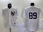 Men's New York Yankees #89 Jasson Dominguez White Cool Base Stitched Jersey,baseball caps,new era cap wholesale,wholesale hats