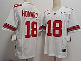 Men's Ohio State Buckeyes #18 Will Howard White FUSE College Football Jersey,baseball caps,new era cap wholesale,wholesale hats