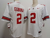 Men's Ohio State Buckeyes #2 Emeka Egbuka White FUSE College Stitched Jersey,baseball caps,new era cap wholesale,wholesale hats