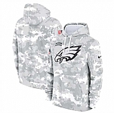 Men's Philadelphia Eagles 2024 Arctic Camo Salute To Service Club Fleece Pullover Hoodie,baseball caps,new era cap wholesale,wholesale hats