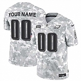 Men's Philadelphia Eagles Active Player Custom 2024 F.U.S.E Arctic Camo Salute To Service Limited Stitched Football Jersey,baseball caps,new era cap wholesale,wholesale hats