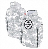 Men's Pittsburgh Steelers 2024 Arctic Camo Salute To Service Club Fleece Pullover Hoodie,baseball caps,new era cap wholesale,wholesale hats