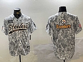 Men's Pittsburgh Steelers Team Logo 2024 Arctic Camo Salute to Service Stitched Baseball Jerseys,baseball caps,new era cap wholesale,wholesale hats