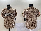 Men's San Diego Padres Blank Camo Cool Base Stitched Jersey,baseball caps,new era cap wholesale,wholesale hats