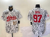 Men's San Francisco 49ers #97 Nick Bosa Arctic Camo 2024 Salute to Service Stitched Baseball Jerseys,baseball caps,new era cap wholesale,wholesale hats