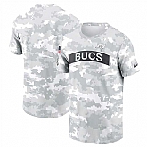 Men's Tampa Bay Buccaneers 2024 Arctic Camo Salute To Service Performance T-Shirt,baseball caps,new era cap wholesale,wholesale hats