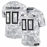 Men's Tennessee Titans Active Player Custom 2024 F.U.S.E Arctic Camo Salute To Service Limited Stitched Football Jersey,baseball caps,new era cap wholesale,wholesale hats