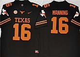 Men's Texas Longhorns #16 Peyton Manning Black F.U.S.E Stitched Jersey,baseball caps,new era cap wholesale,wholesale hats