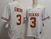 Men's Texas Longhorns #3 Quinn Ewers White FUSE Stitched Jersey,baseball caps,new era cap wholesale,wholesale hats