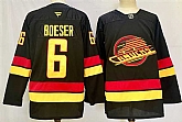 Men's Vancouver Canucks #6 Brock Boeser Black 2024-25 Alternate Stitched Hockey Jersey,baseball caps,new era cap wholesale,wholesale hats