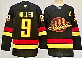 Men's Vancouver Canucks #9 J.T. Miller Black 2024-25 With A Patch Alternate Stitched Hockey Jersey,baseball caps,new era cap wholesale,wholesale hats