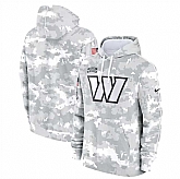 Men's Washington Commanders 2024 Arctic Camo Salute To Service Club Fleece Pullover Hoodie,baseball caps,new era cap wholesale,wholesale hats