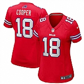 Women's Buffalo Bills #18 Amari Cooper Red Stitched Football Jersey Dzhi,baseball caps,new era cap wholesale,wholesale hats