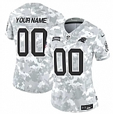 Women's Carolina Panthers Active Player Custom 2024 F.U.S.E Arctic Camo Salute To Service Limited Stitched Football Jersey(Run Small),baseball caps,new era cap wholesale,wholesale hats