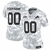 Women's Detroit Lions Active Player Custom 2024 F.U.S.E Arctic Camo Salute To Service Limited Stitched Jersey(Run Small),baseball caps,new era cap wholesale,wholesale hats