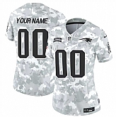 Women's New England Patriots Active Player Custom 2024 F.U.S.E Arctic Camo Salute To Service Limited Stitched Jersey(Run Small),baseball caps,new era cap wholesale,wholesale hats