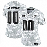 Women's Philadelphia Eagles Active Player Custom 2024 F.U.S.E Arctic Camo Salute To Service Limited Stitched Jersey(Run Small),baseball caps,new era cap wholesale,wholesale hats