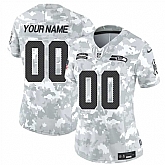 Women's Seattle Seahawks Active Player Custom 2024 F.U.S.E Arctic Camo Salute To Service Limited Stitched Football Jersey(Run Small),baseball caps,new era cap wholesale,wholesale hats