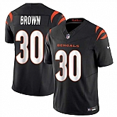 Men & Women & Youth Cincinnati Bengals #30 Chase Brown Black 2024 F.U.S.E Vapor Untouchable Limited Stitched Jersey Dzhi,baseball caps,new era cap wholesale,wholesale hats